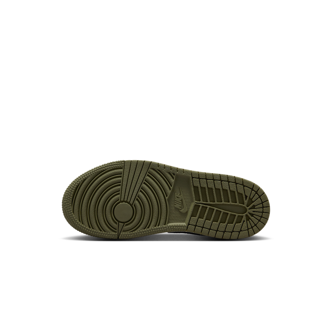 Overkicks - Air Jordan 1 Retro Low OG Medium Olive (PS) (HQ6996-200) - imagen 4