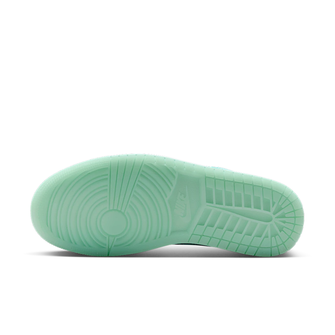Overkicks - Air Jordan 1 Retro Low OG Washed Teal (HQ8111-300) - detalle suela