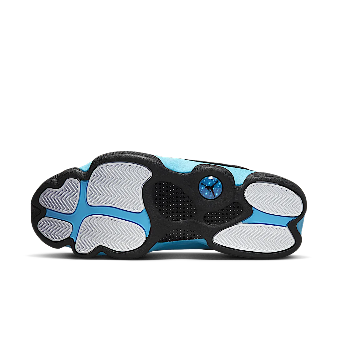 Overkicks - Air Jordan 13 Retro Black University Blue (DJ5982-041) - detalle suela