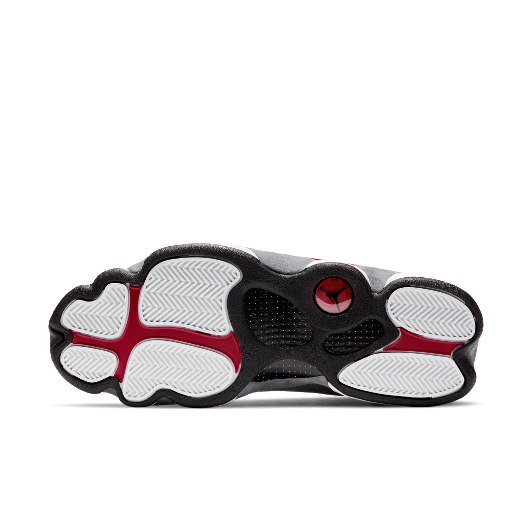 Overkicks - Air Jordan 13 Retro Gym Red Flint Grey (DJ5982-600) - detalle suela