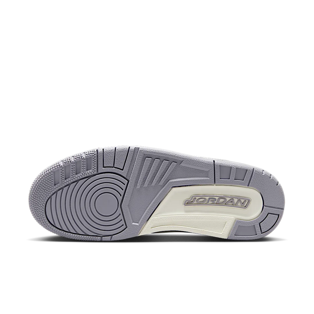 Overkicks - Air Jordan 3 Retro Sail Cement Grey (CK9246-100) - detalle suela