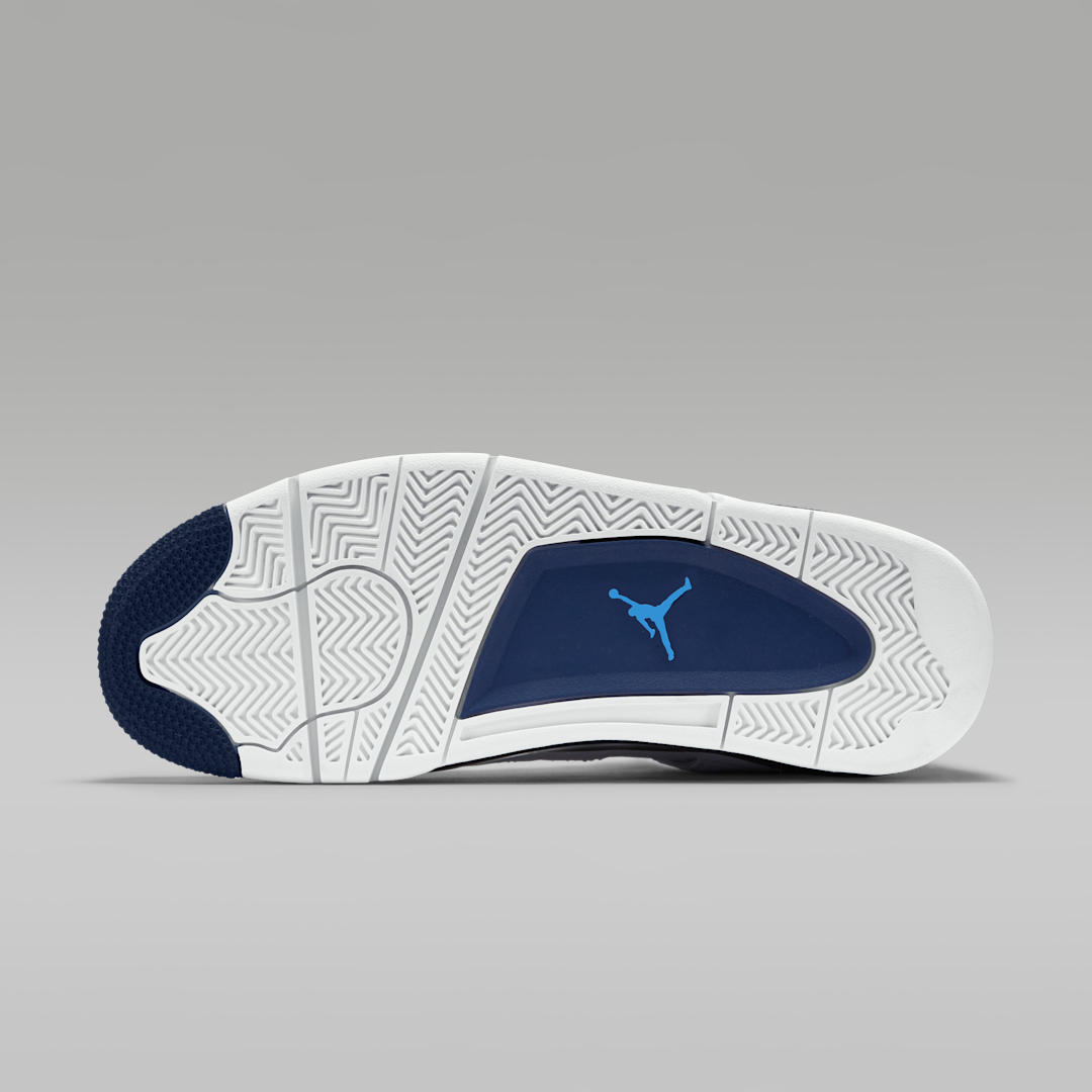 Overkicks - Air Jordan 4 Retro Columbia (2015) (314254-107) - detalle suela