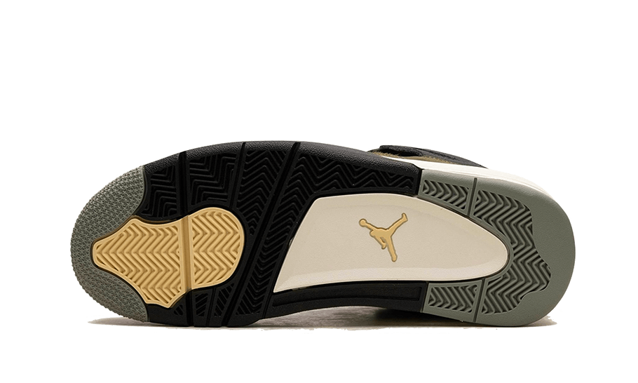 Overkicks - Air Jordan 4 Retro SE Craft Medium Olive (FB9927-200 / FB9928-200) - detalle suela