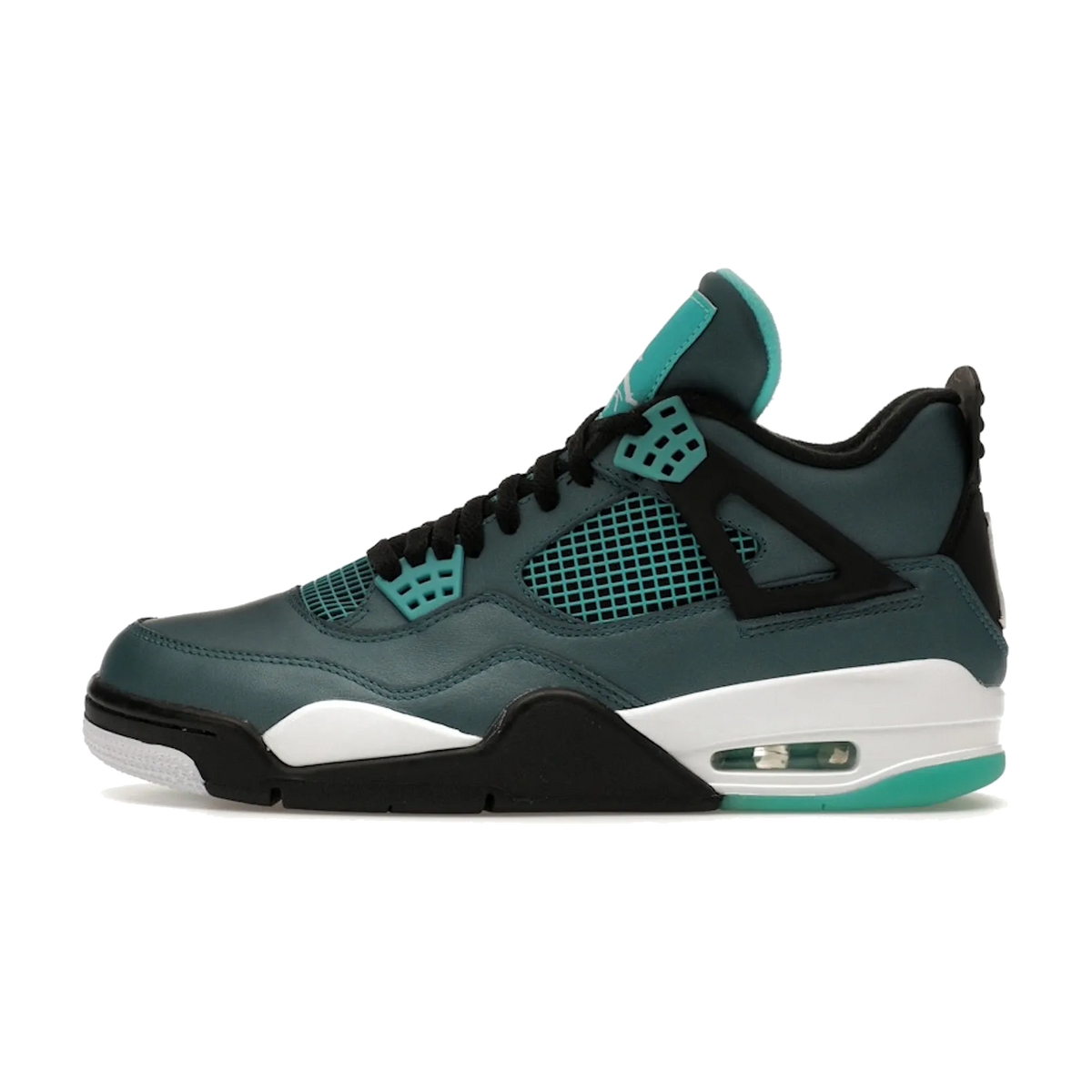 Overkicks - Air Jordan 4 Retro Teal (705331-330) - vista lateral