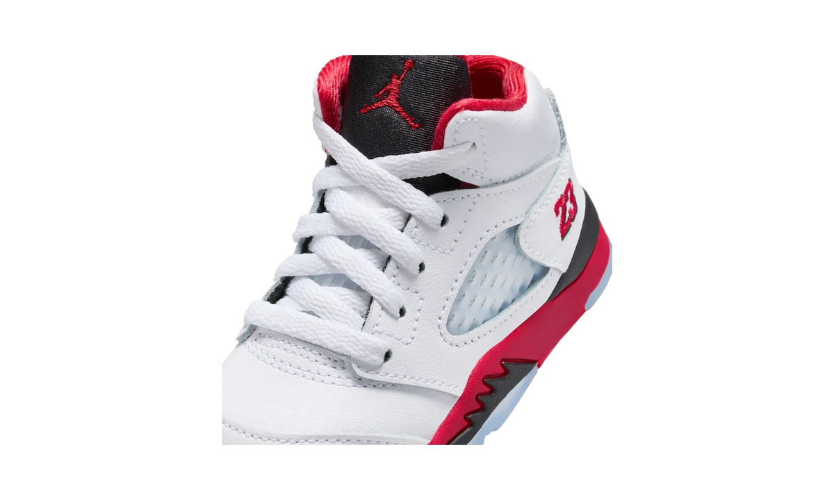Overkicks - Air Jordan 5 Retro Fire Red Black Tongue (2025) (TD) (HQ7981-101) - imagen 7
