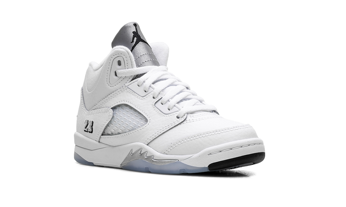 Overkicks - Air Jordan 5 Retro White Metallic (2026) (PS) (HQ7979-103) - imagen 7