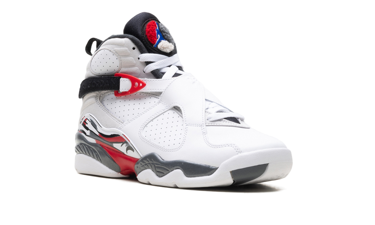 Overkicks - Air Jordan 8 Retro White True Red (2025) (GS) (305368-100) - imagen 5