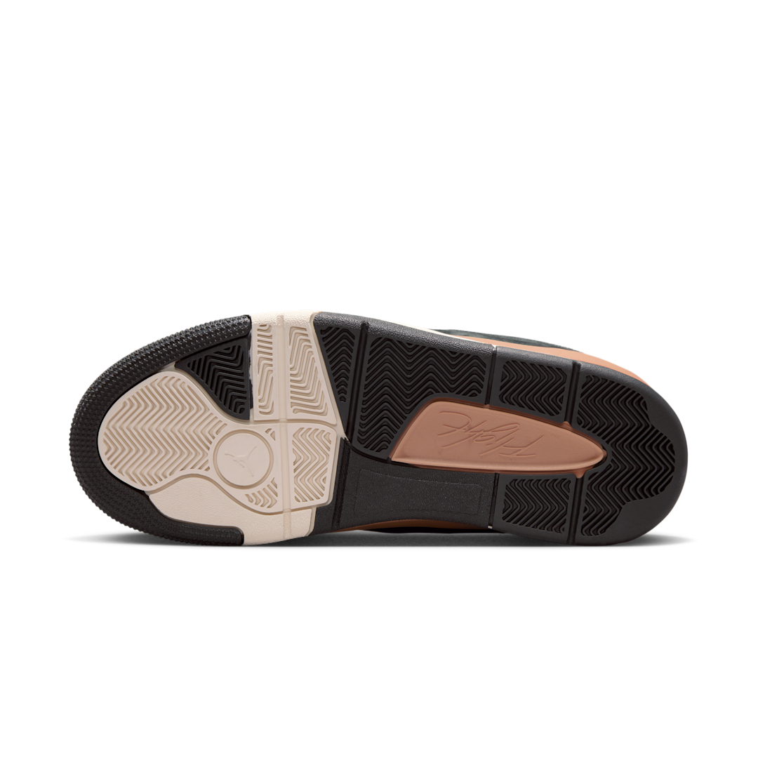 Overkicks - Air Jordan Flight Court Black Rattan Coconut Milk (FZ9854-001) - detalle suela
