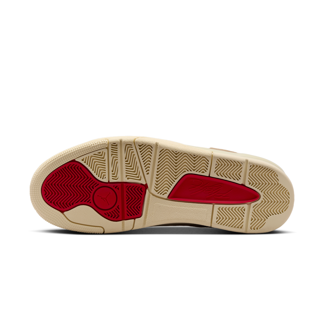 Overkicks - Air Jordan Flight Court Mushroom Desert Camo Fossil Fire Red (HF3255-201) - detalle suela