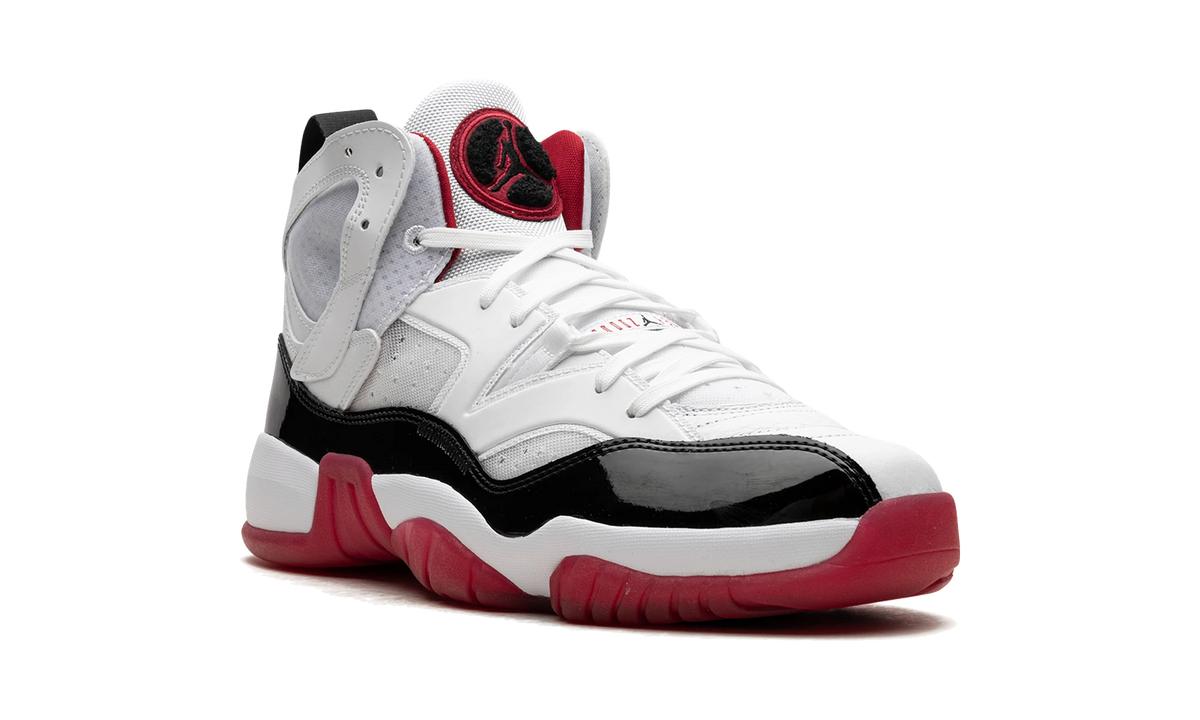 Overkicks - Air Jordan Jumpman Two Trey White Gym Red Black (DO1925-106) - detalle lateral interior