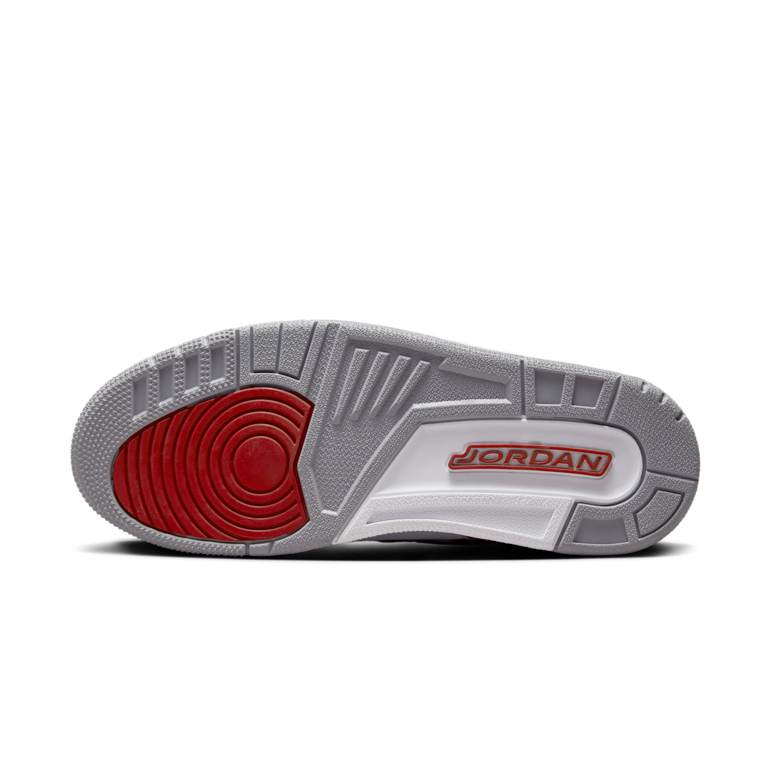 Overkicks - Air Jordan Legacy 312 Low White Cement Gym Red (FQ7827-106) - detalle suela