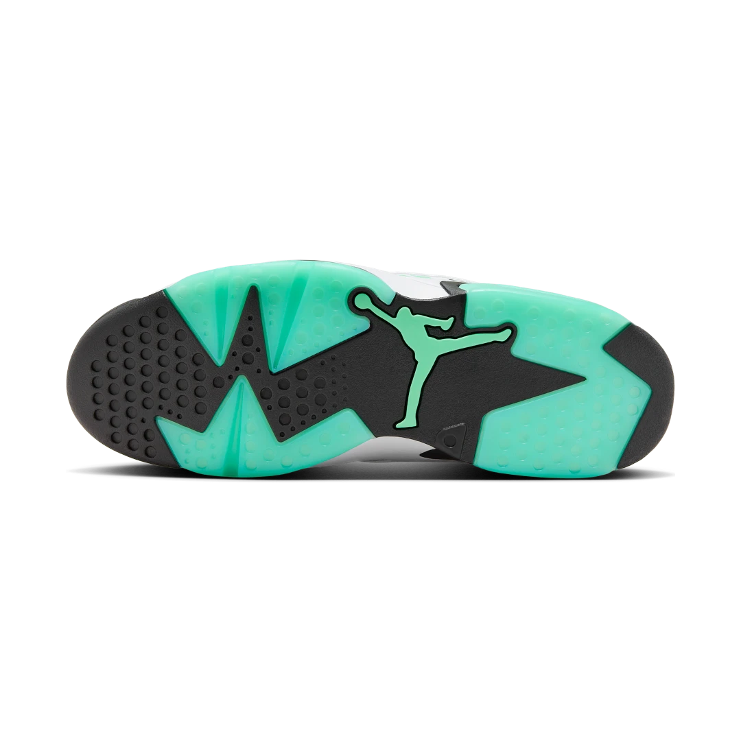 Overkicks - Air Jordan MVP White Green Glow (DZ4475-103) - detalle suela