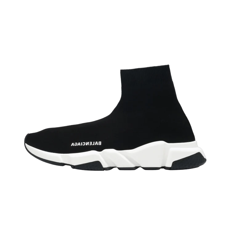 Overkicks - Balenciaga Speed Knit High Black (2019) (587286 W05G9 1000) - vista lateral