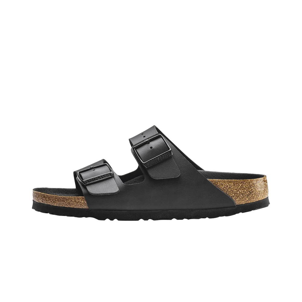 Overkicks - Birkenstock Arizona Birko Flor Black Black Foot Bed (1019098/1019069) - vista lateral