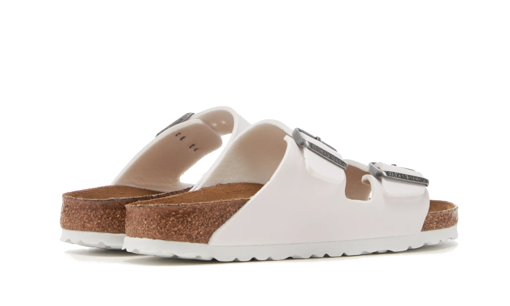 Overkicks - Birkenstock Arizona Birko-Flor White (Womens) (0552681/0552683) - par completo