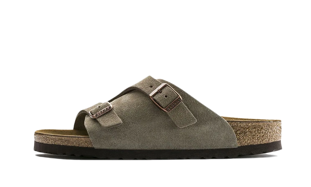 Overkicks - Birkenstock Zurich Suede Taupe (50463) - vista lateral