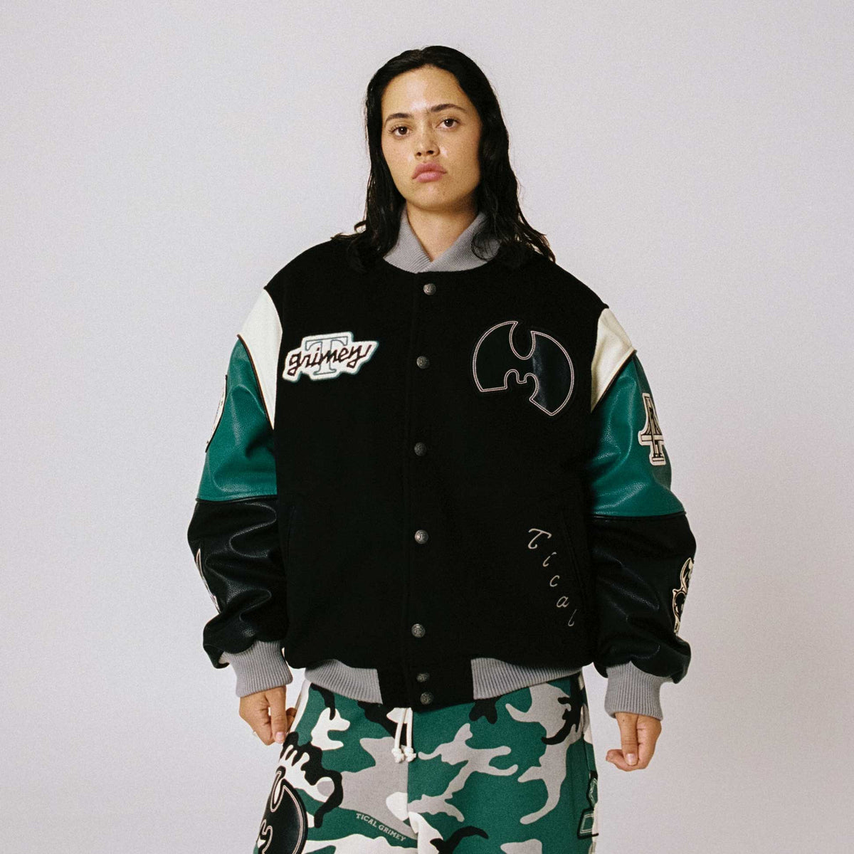 Overkicks - Chaqueta Tical X Grimey Baseball Black (GBJK211-BLK) - imagen 5