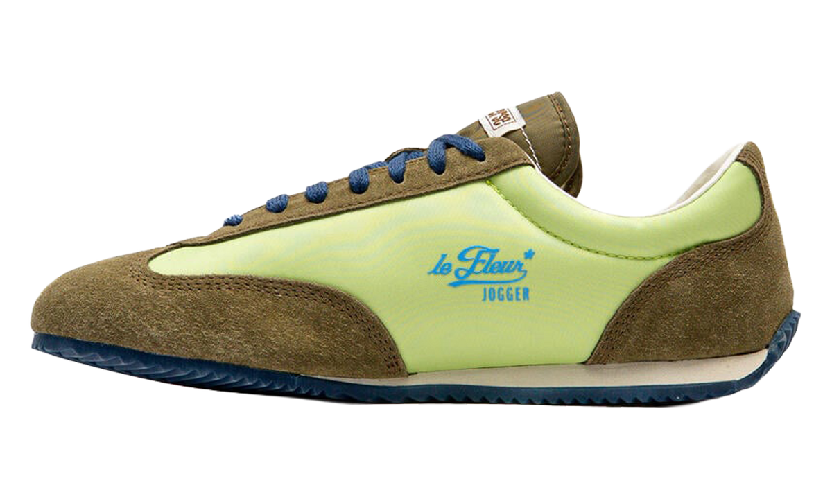 Overkicks - Converse 1908 Jogger GOLF le FLEUR* Tyler, The Creator Green Glow Nutria (A21431C) - vista lateral