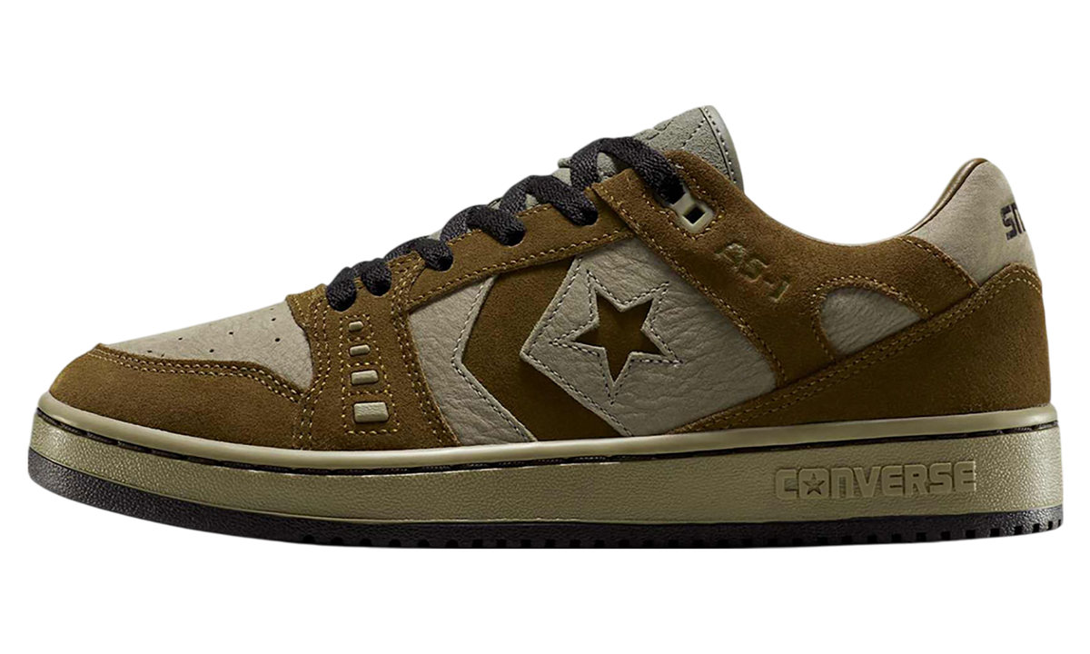 Overkicks - Converse CONS AS-1 Pro SNEEZE Magazine Olive (A16176C) - vista lateral