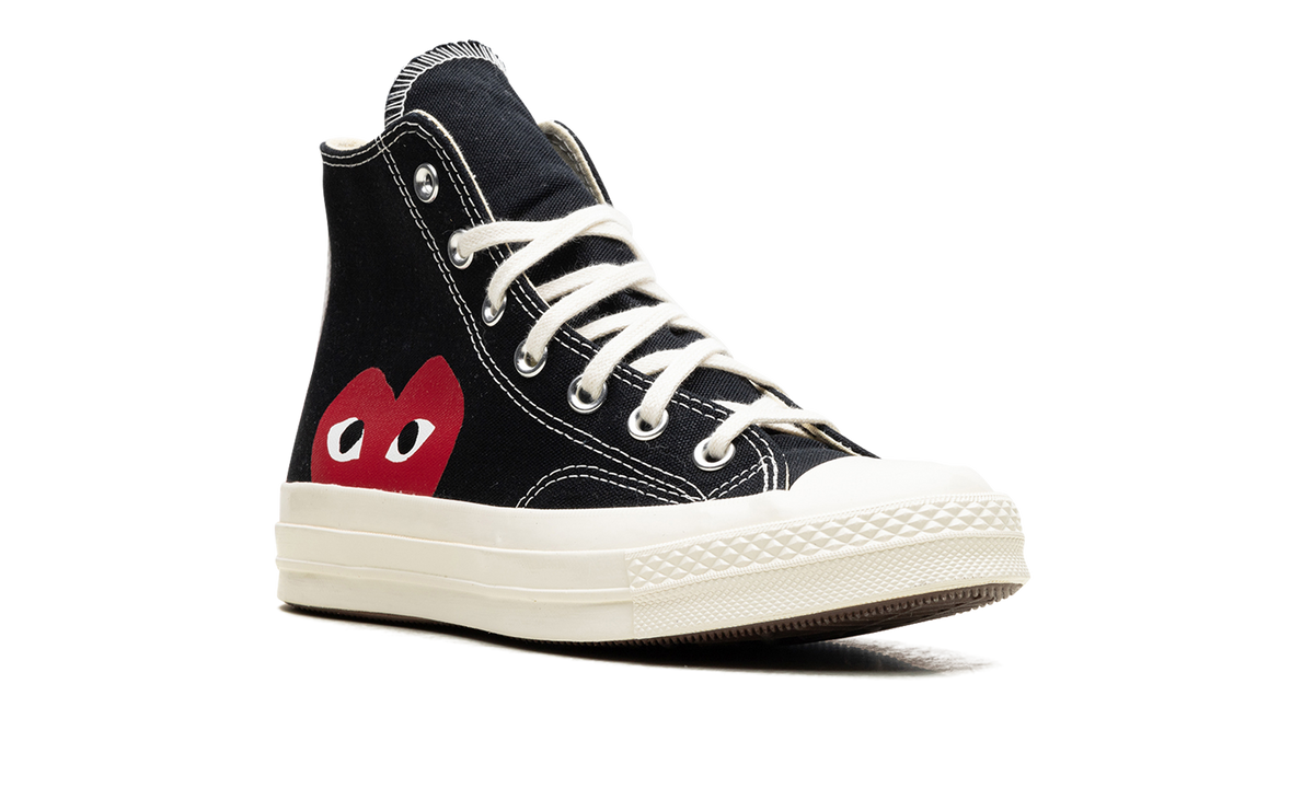 Overkicks - Converse Chuck Taylor All Star 70 Hi Comme des Garcons PLAY Black (150204C/A08791C) - detalle