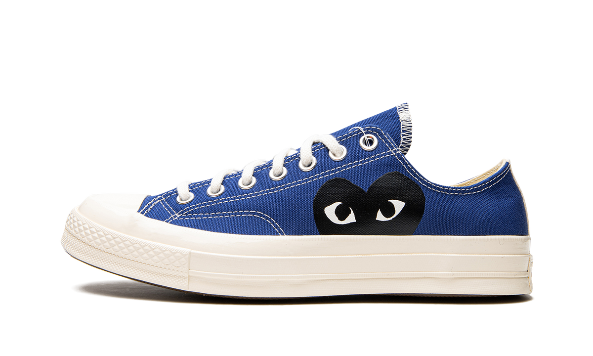 Overkicks - Converse Chuck Taylor All Star 70 Ox Comme des Garcons PLAY Blue Quartz (171848C/A08798C) - detalle