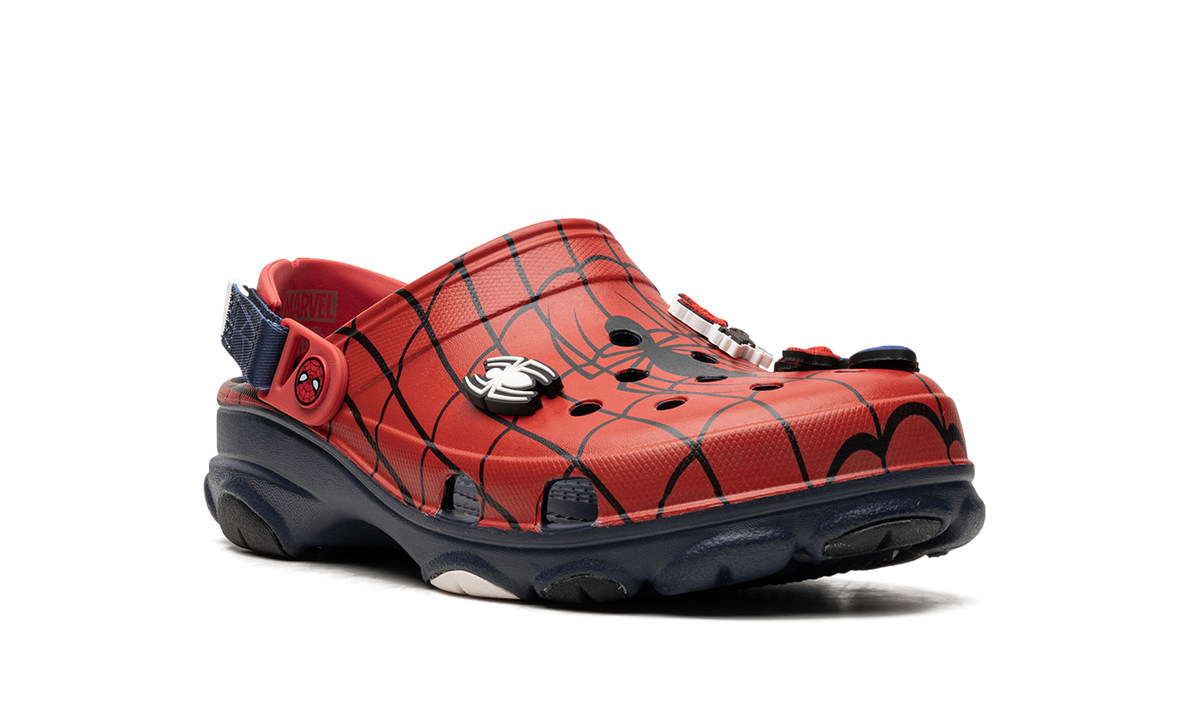 Overkicks - Crocs Classic All-Terrain Clog Marvel Spider-Man (208782-410) - detalle lateral interior