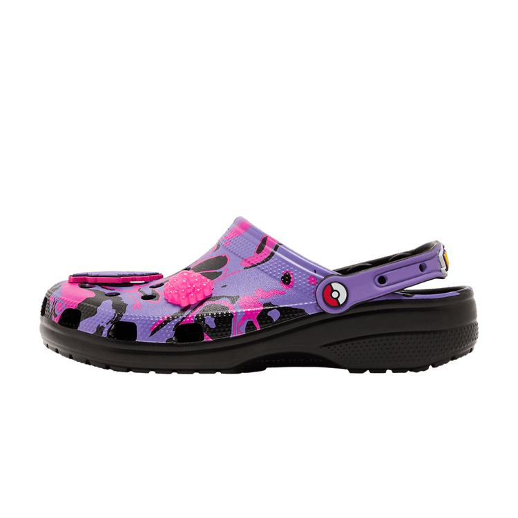 Overkicks - Crocs Classic Clog Pokémon Gengar (210244-001) - vista lateral