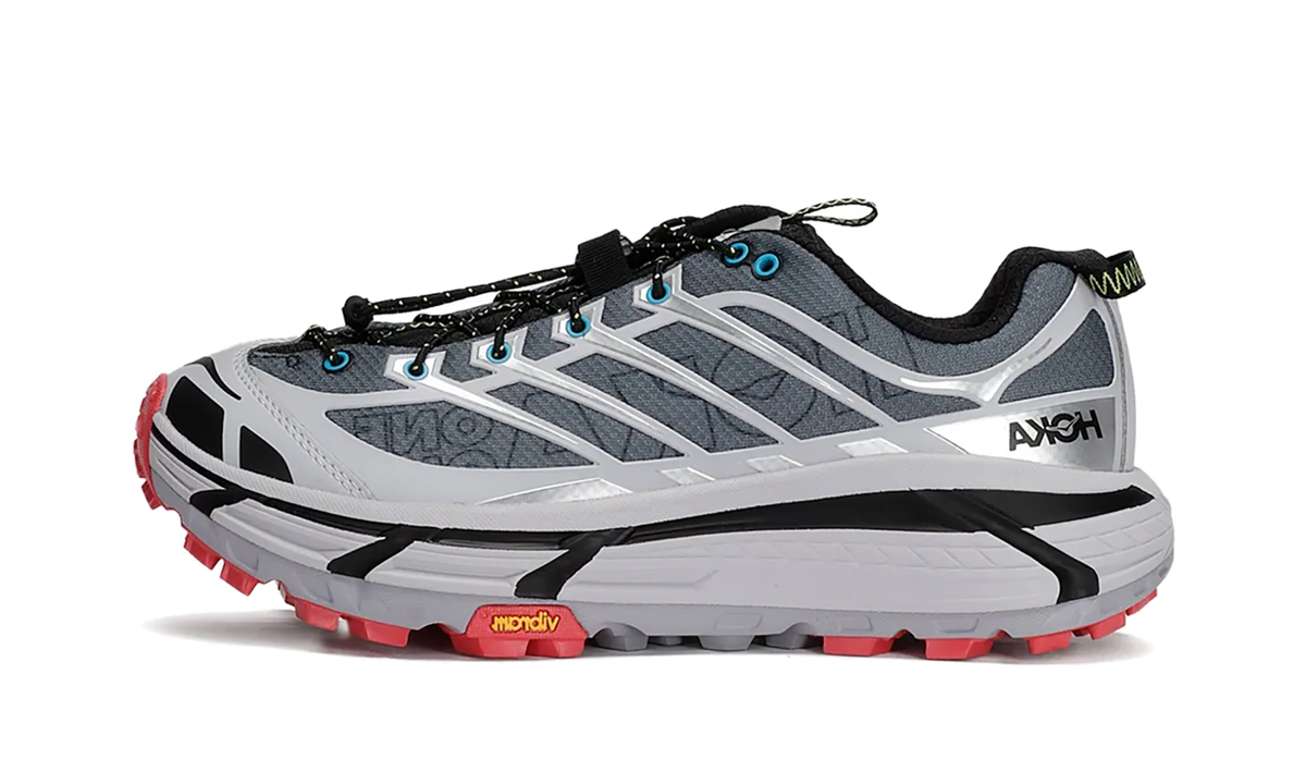 Overkicks - Hoka One One Mafate Three2 Wordmark Ash Grey (1175490-ARYT) - vista lateral