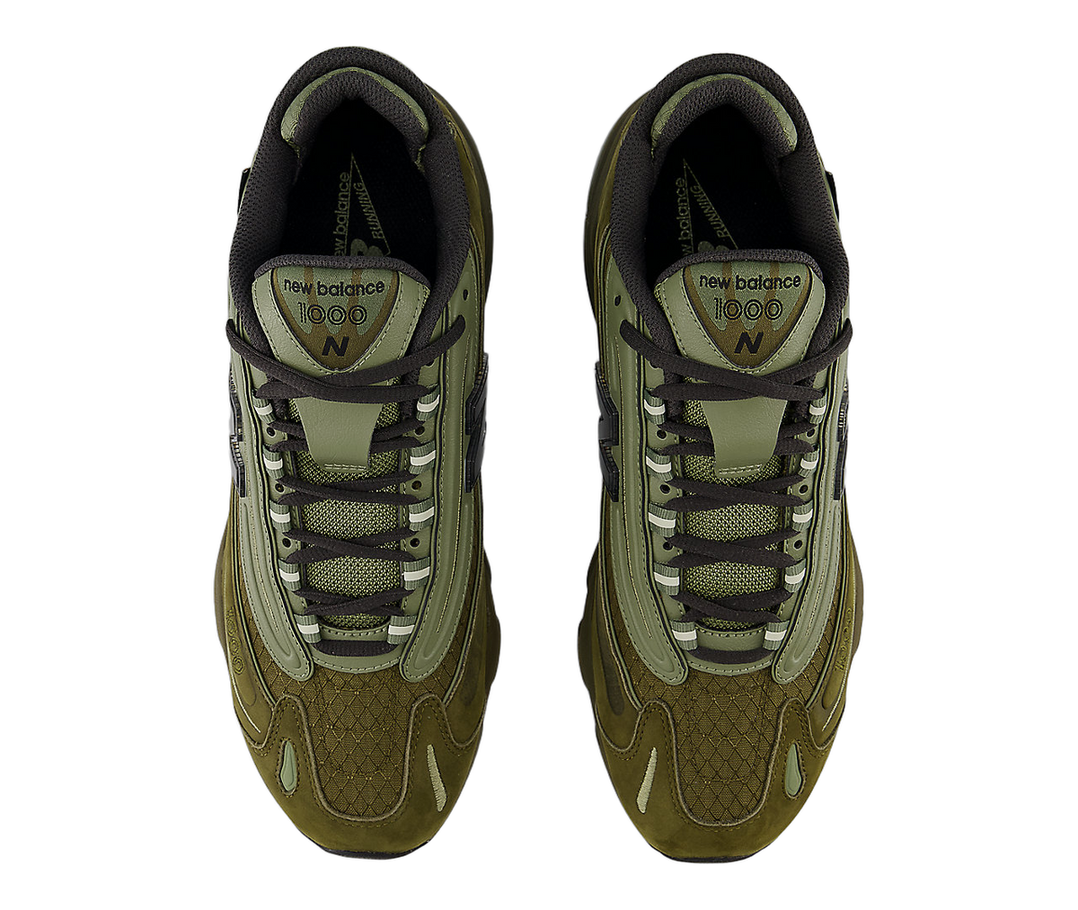 Overkicks - New Balance 1000 Cordura Woodland (M1000NBU) - par completo