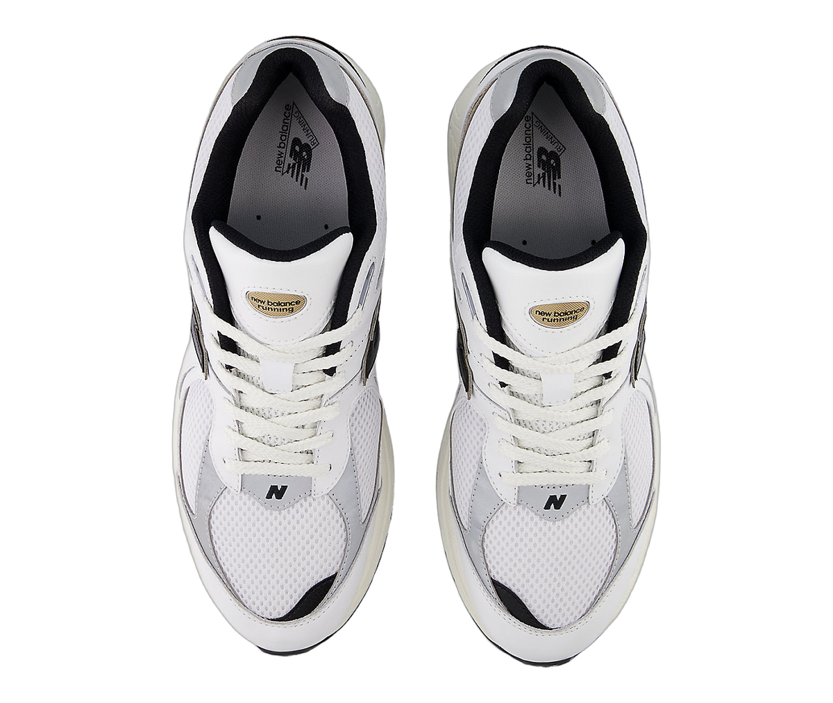 Overkicks - New Balance 2002R White Black Gold Metallic (M2002RPN) - detalle suela