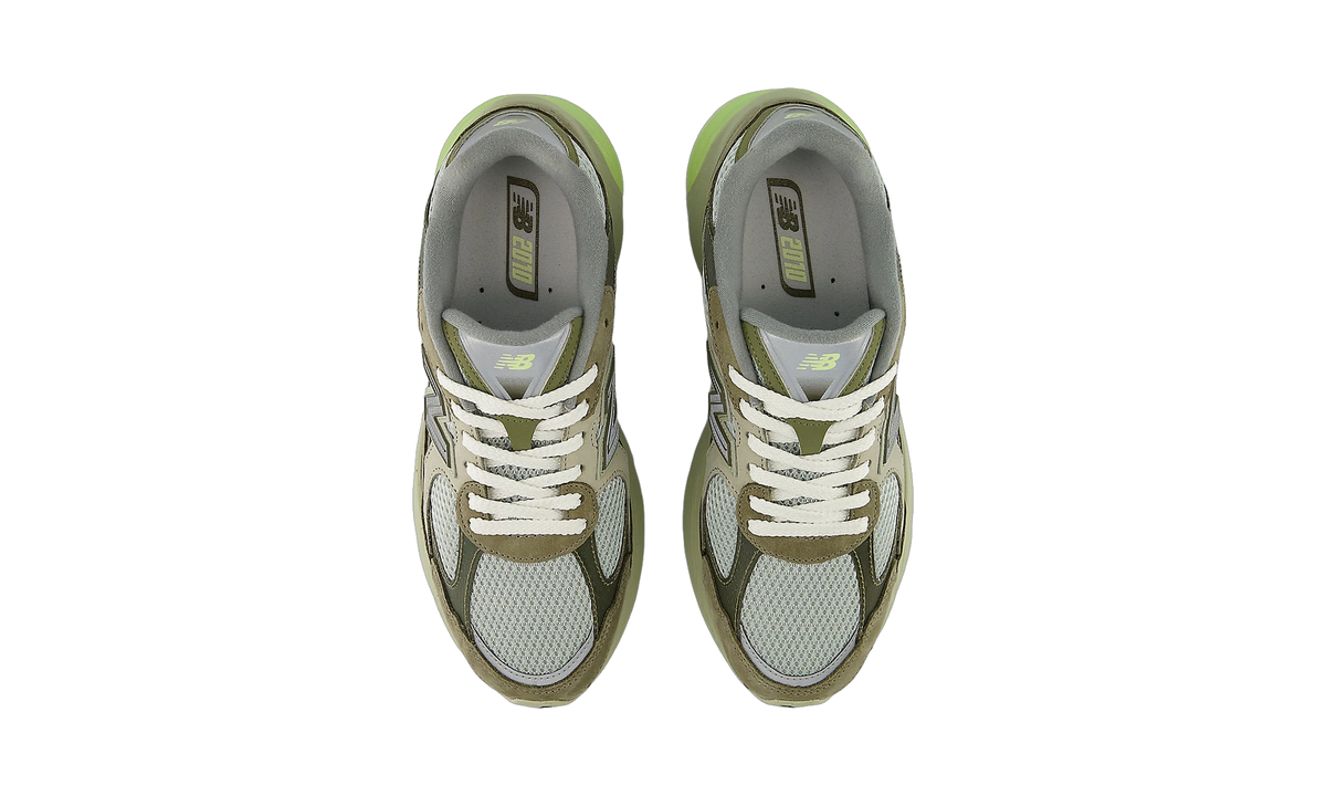 Overkicks - New Balance 2010 Covert Green Dry Lime (U20101AH) - detalle suela