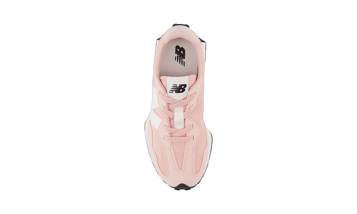 Overkicks - New Balance 327 Bungee Lace Pink Haze White (PS) (PH327CGP) - imagen 3