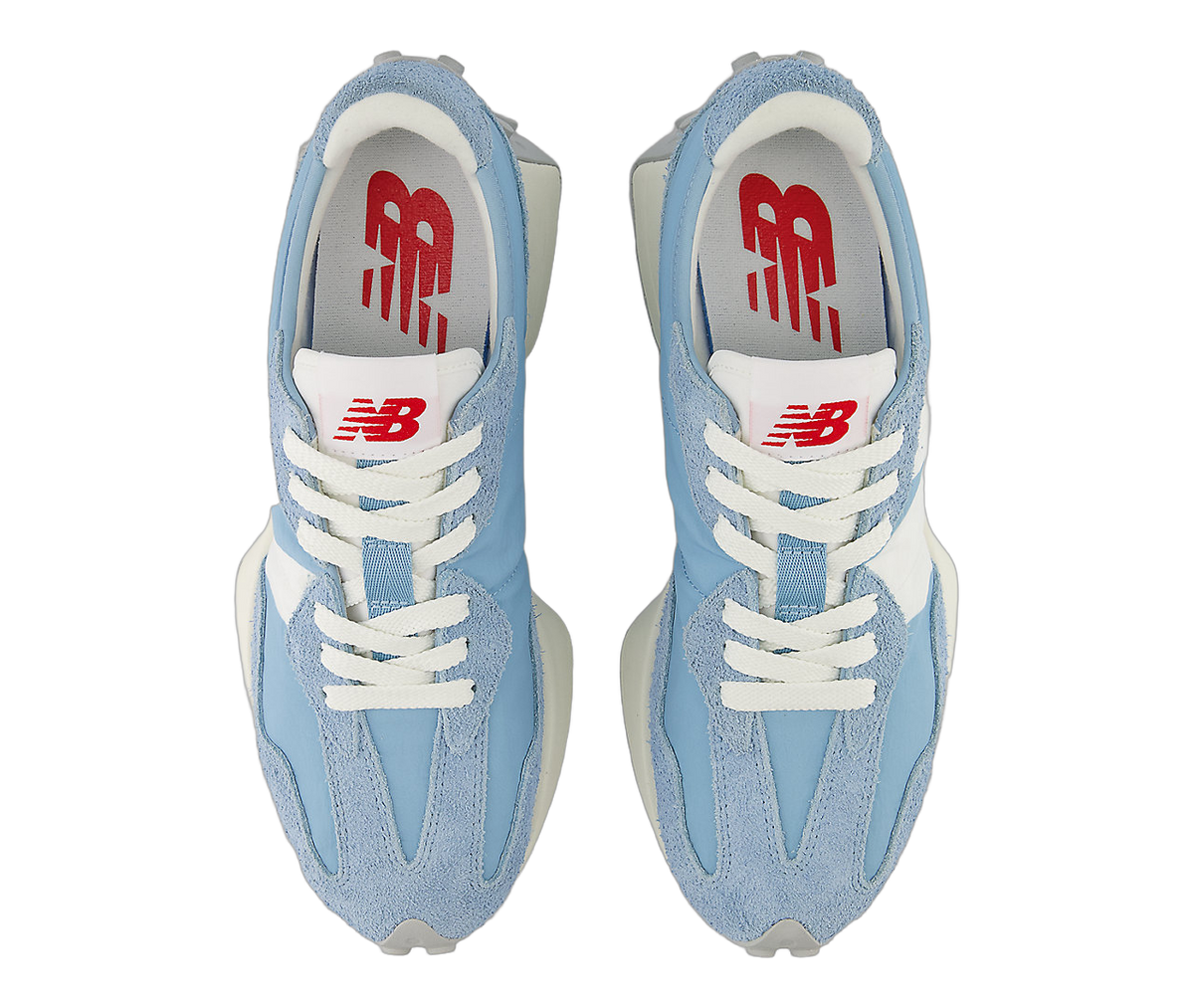Overkicks - New Balance 327 Chrome Blue (U327LL) - par completo