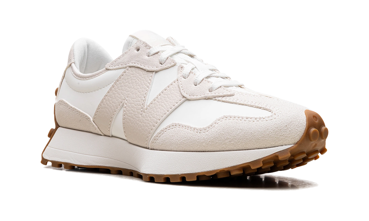Overkicks - New Balance 327 Linen Sea Salt Gum (Womens) (WS327NKD) - detalle lateral interior