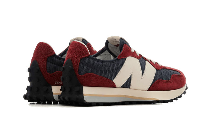 Overkicks - New Balance 327 Navy Blue Red White (MS327MR) - par completo