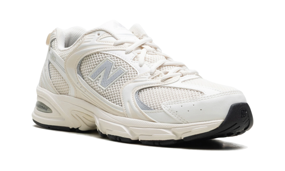 Overkicks - New Balance 530 Cream White Silver (MR530LZ) - detalle lateral interior