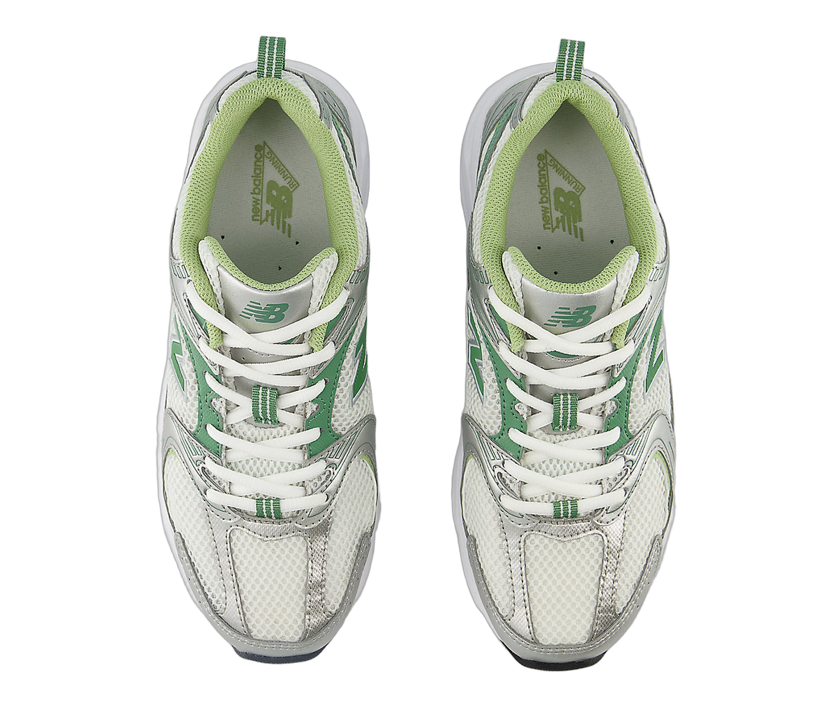 Overkicks - New Balance 530 Silver Metallic Mallard Green (MR530ADB) - detalle suela