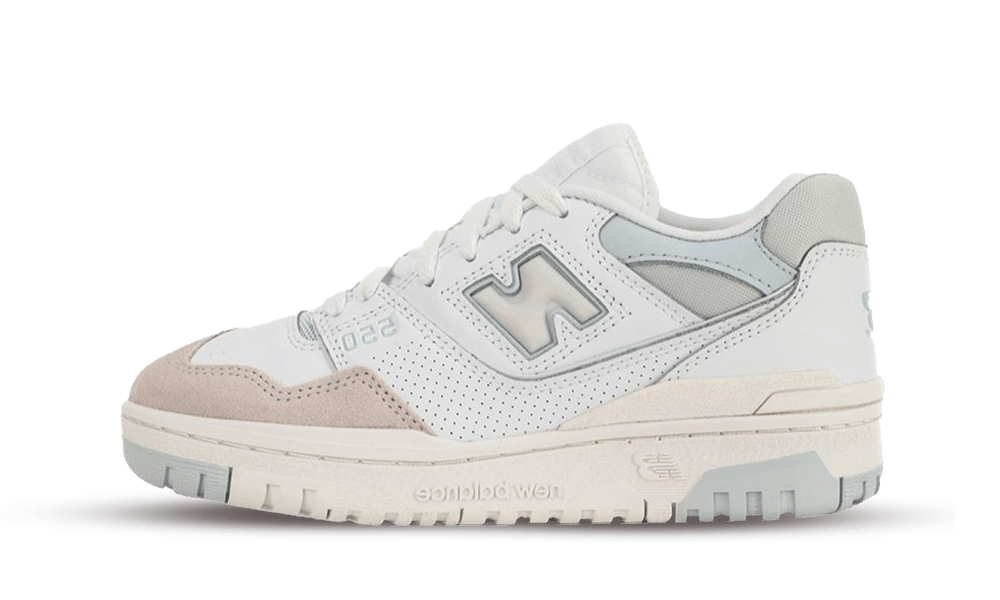 Overkicks - New Balance 550 ASOS Exclusive White Grey Blue (BB550AOS) - vista lateral