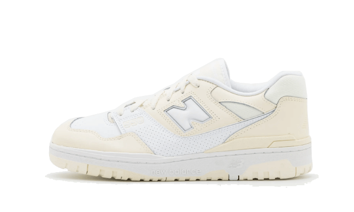 Overkicks - New Balance 550 Cream White (BBW550ZB) - vista lateral