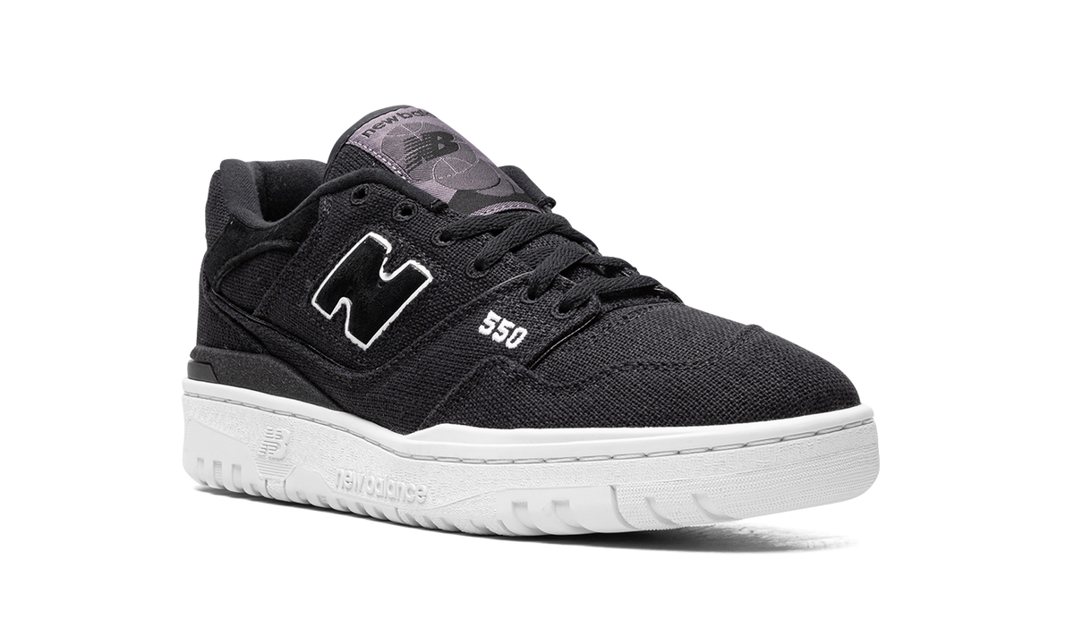 Overkicks - New Balance 550 Magnet Black White (BB550MDB) - detalle lateral interior