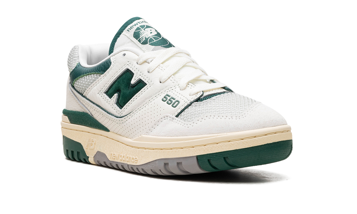 Overkicks - New Balance 550 Sea Salt Pack Marsh Green (BB550CPE) - detalle lateral interior