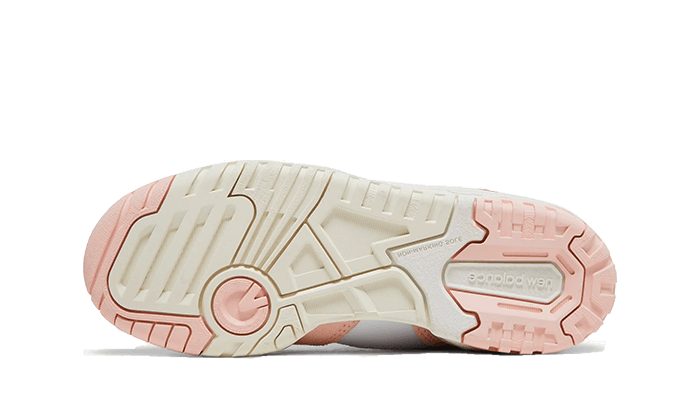 Overkicks - New Balance 550 Sea Salt Pink Granite (Womens) (BBW550HL) - vista trasera
