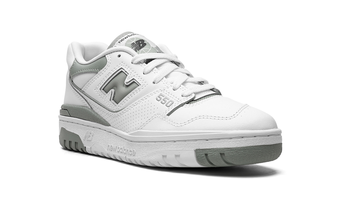 Overkicks - New Balance 550 White Juniper (Womens) (BBW550BG) - detalle lateral interior