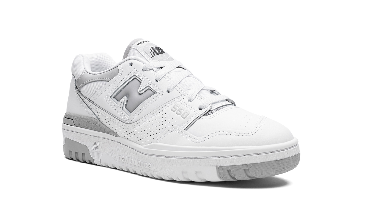 Overkicks - New Balance 550 White Rain Cloud (Womens) (BBW550BB) - detalle lateral interior
