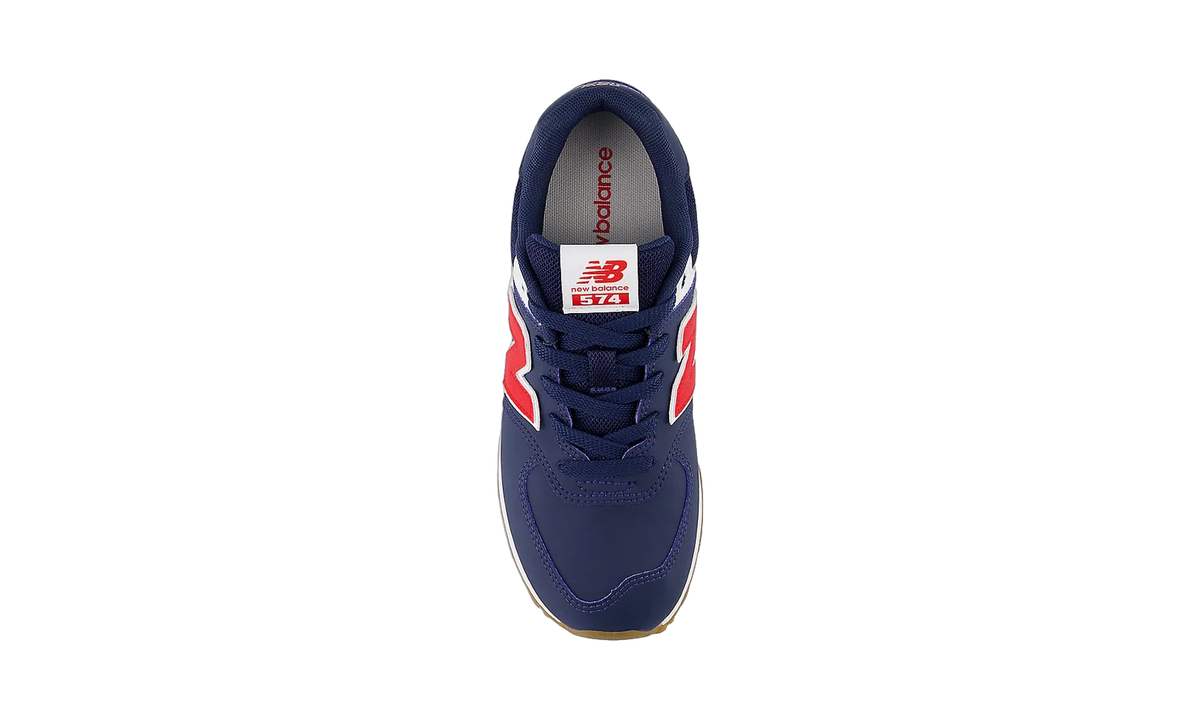 Overkicks - New Balance 574 Lace Navy Team Red (GS) (GC574NF) - imagen 3