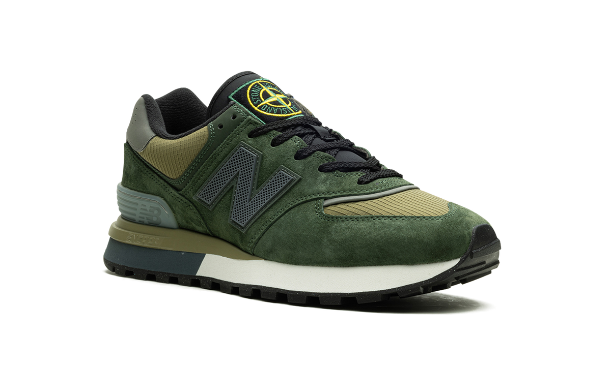 Overkicks - New Balance 574 Legacy Stone Island Dark Green (U574LGIL) - detalle lateral interior