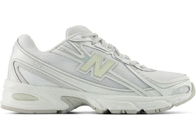 Overkicks - New Balance 740 White Silver Metallic Light Green (U7408LZ) - vista lateral