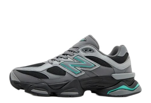 Overkicks - New Balance 9060 Black Grey Green (U9060JBL) - vista lateral