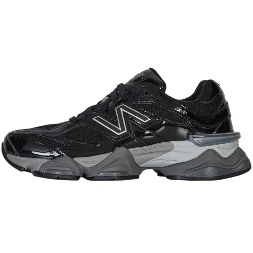 Overkicks - New Balance 9060 Patent Black (U9060CPB) - vista lateral