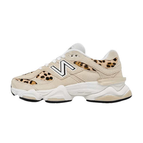 New Balance 9060 Tan Leopard White